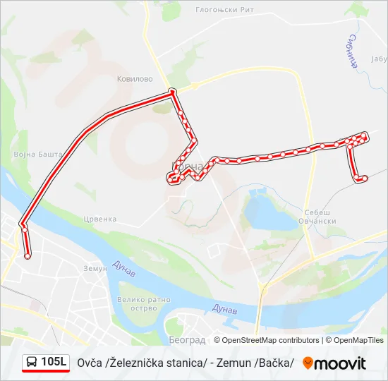 105L  Line Map