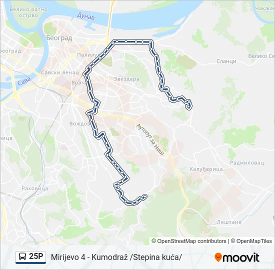 25P  Line Map