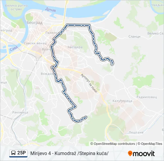 25P  Line Map