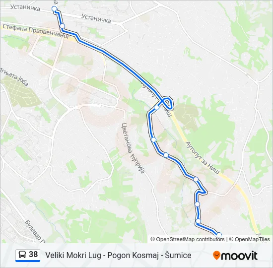 38  Line Map
