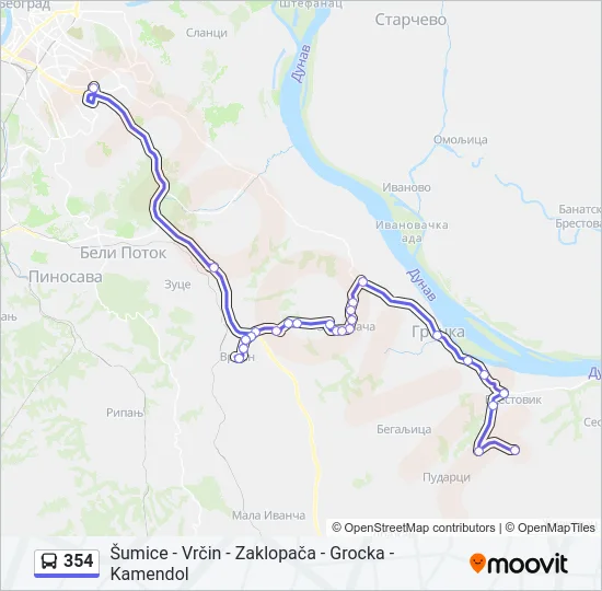 354  Line Map