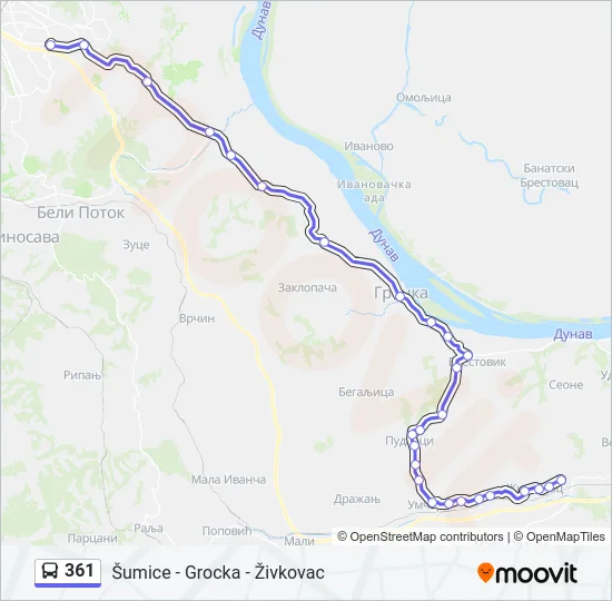 361  Line Map