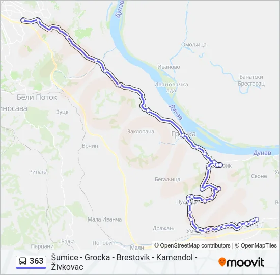 363  Line Map