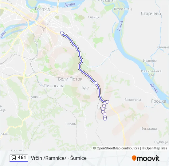 461  Line Map