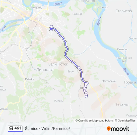 461  Line Map