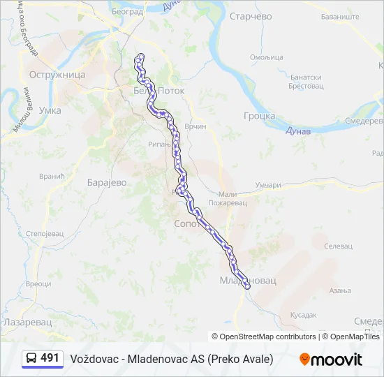 491  Line Map
