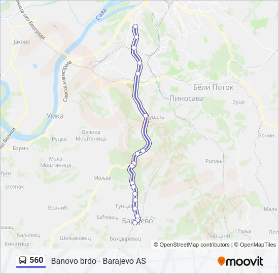 560  Line Map