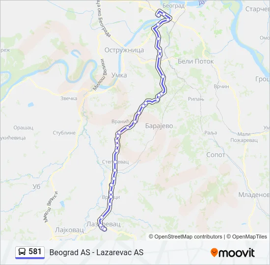 581  Line Map
