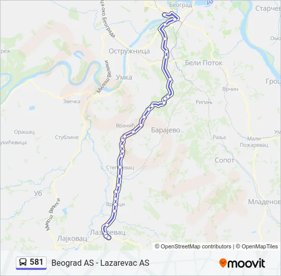 581  Line Map