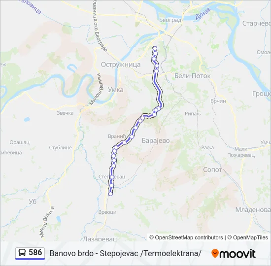 586  Line Map