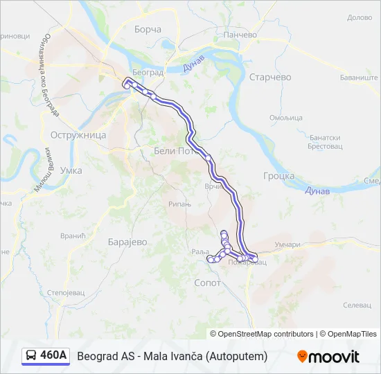 460A  Line Map