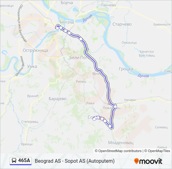 465A  Line Map