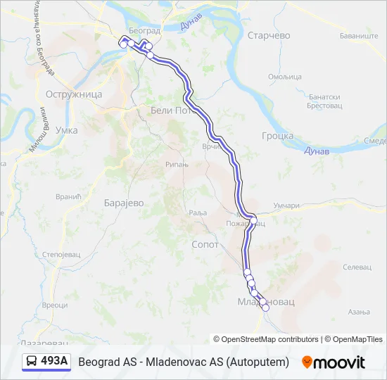 493A  Line Map