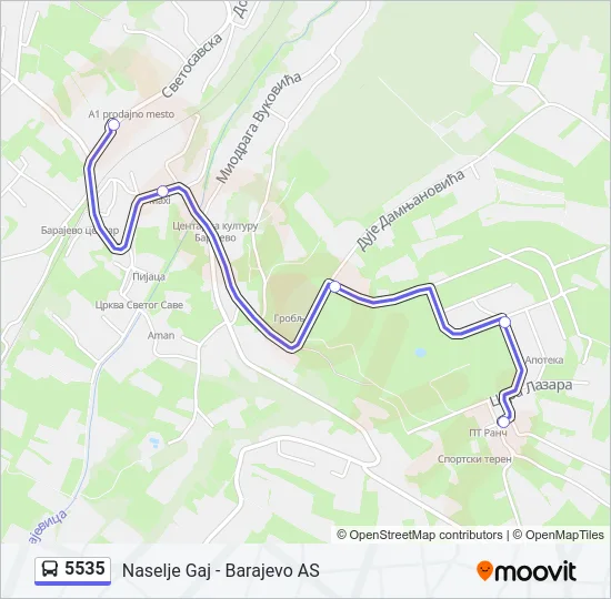5535  Line Map