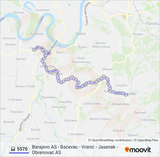 5570  Line Map
