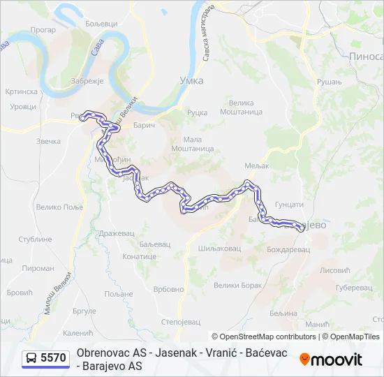 5570  Line Map