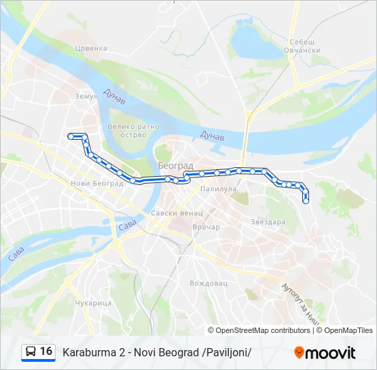 16  Line Map