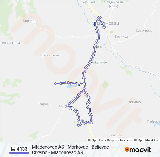 4133  Line Map