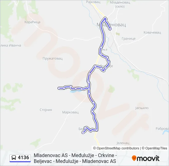 4136  Line Map