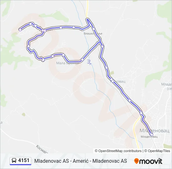 4151  Line Map