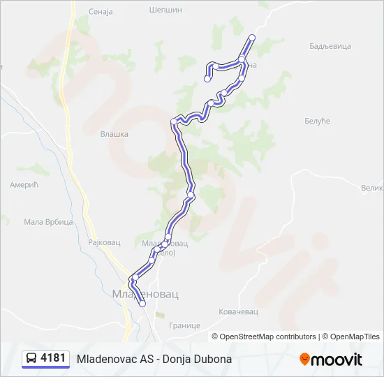 4181  Line Map