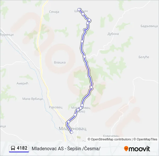 4182  Line Map