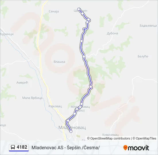 4182  Line Map