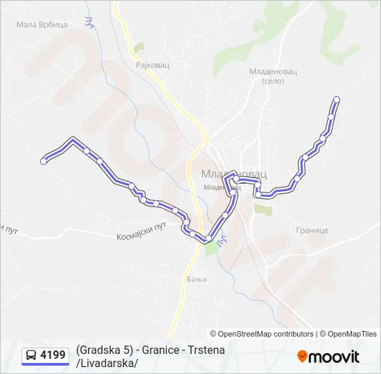 4199  Line Map