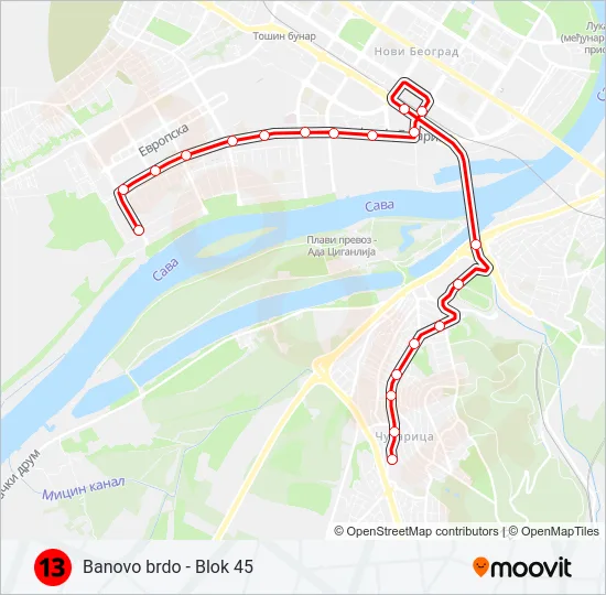 13  Line Map