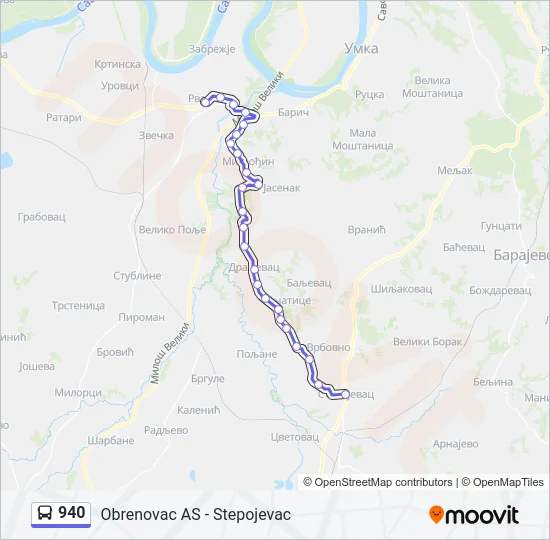 940  Line Map