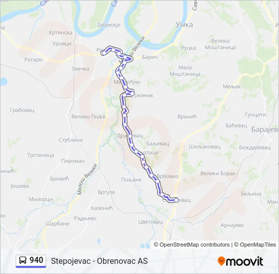 940  Line Map