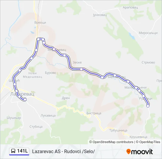 141L  Line Map