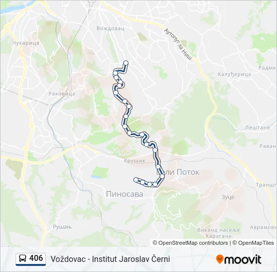 406  Line Map