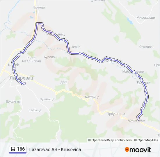 166  Line Map