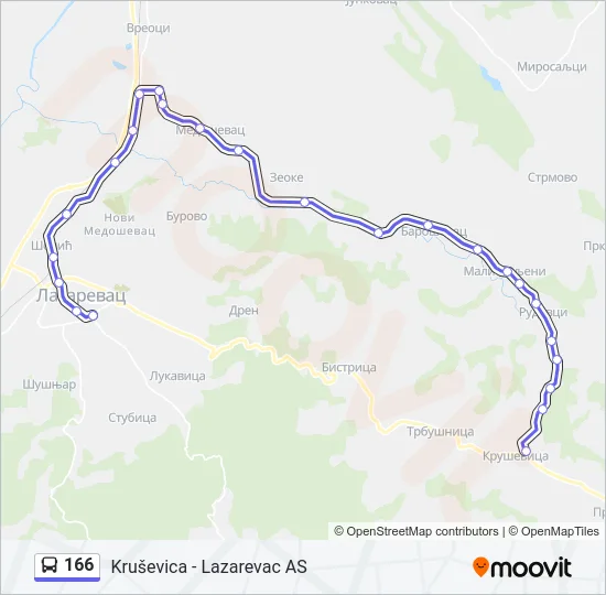 166  Line Map