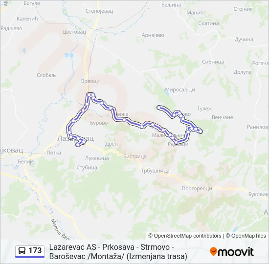 173  Line Map