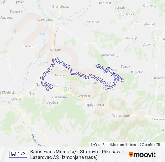 173  Line Map