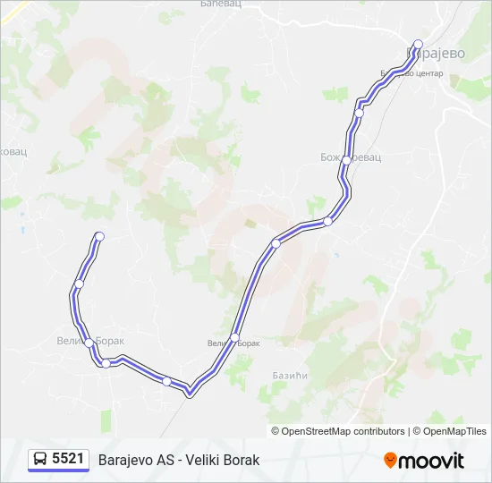 5521  Line Map