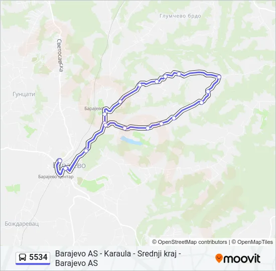 5534  Line Map