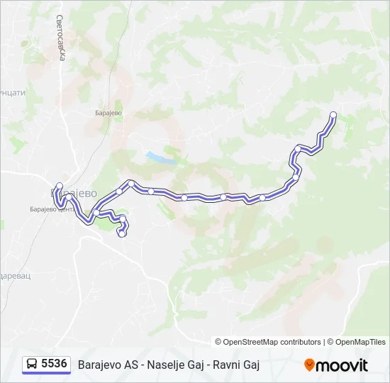 5536  Line Map