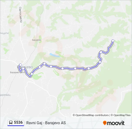 5536  Line Map
