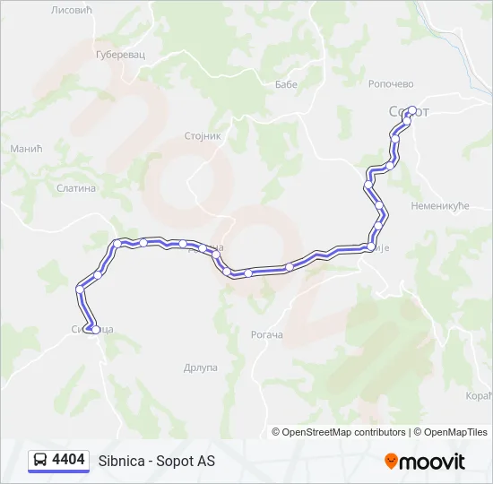 4404  Line Map