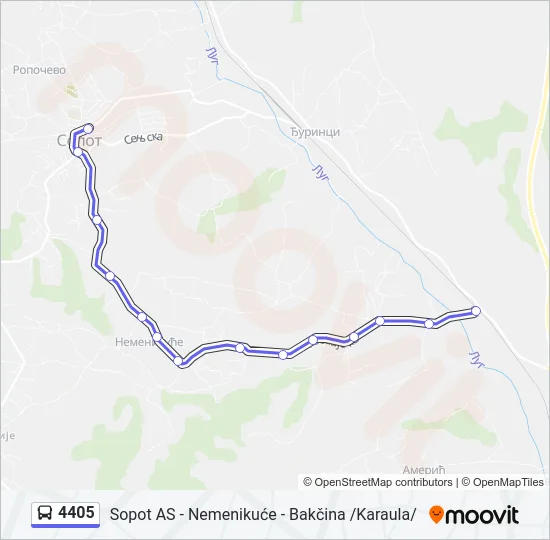 4405  Line Map