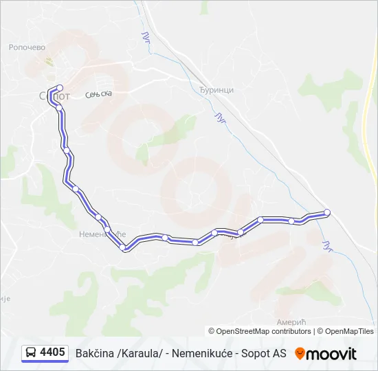 4405  Line Map