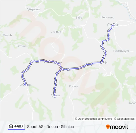 4407  Line Map
