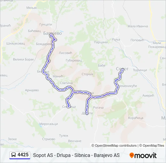 4425  Line Map