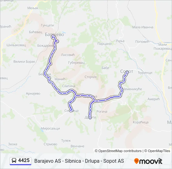 4425  Line Map