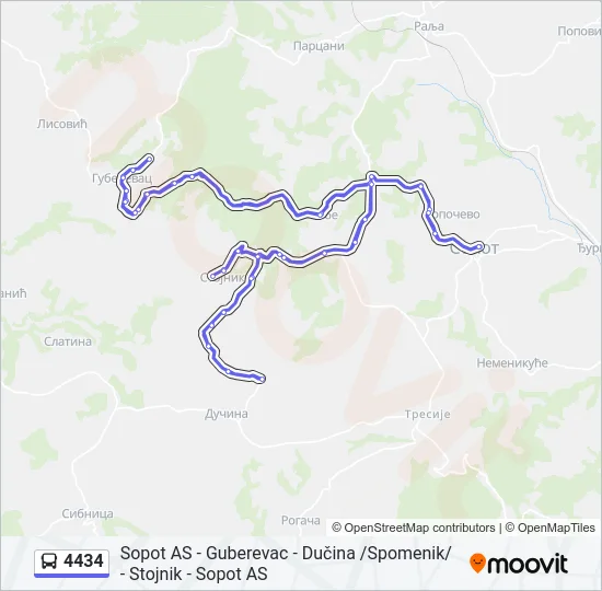 4434  Line Map