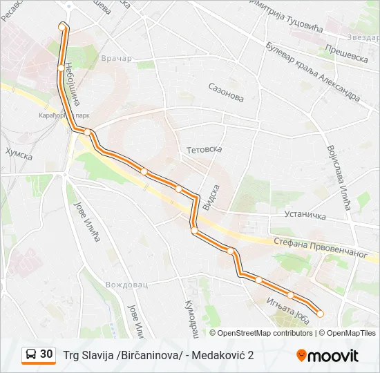 30  Line Map