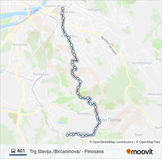 401  Line Map